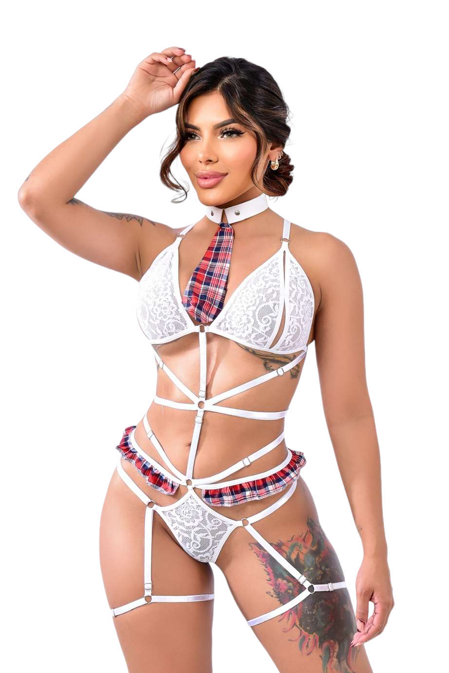 Disfraz de Colegiala en Encaje