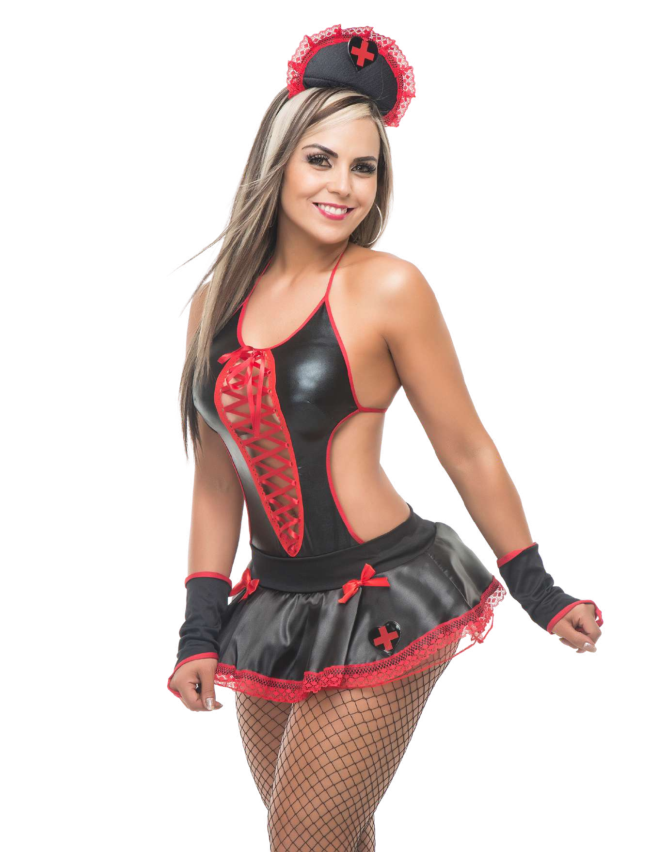 Disfraz de Enfermera Negro 2